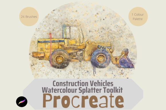 Building Digital Dreams with the Procreate Construction Vehicles Toolkit