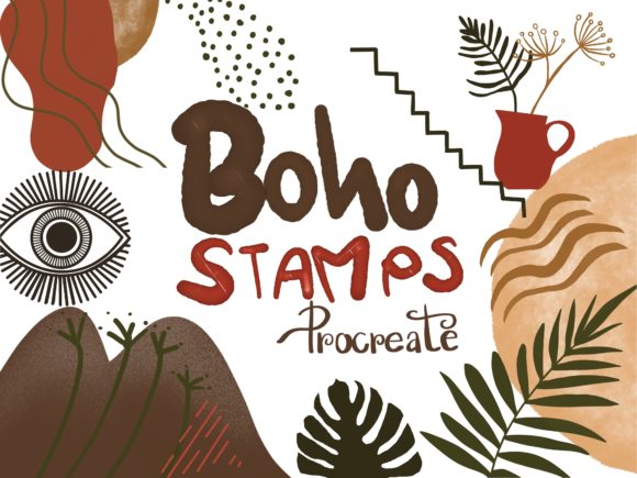 Elevating Digital Artistry: The Strategic Value of the 130 Boho Stamps for Procreate Collection