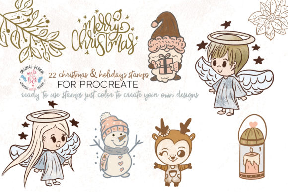 Elevating Holiday Design Workflows with Professional Procreate Christmas Stamps and Brush Sets