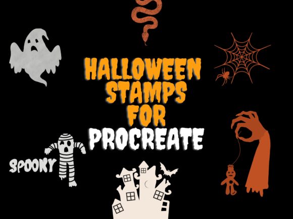 Evaluating the 70 Halloween Stamps for Procreate Collection