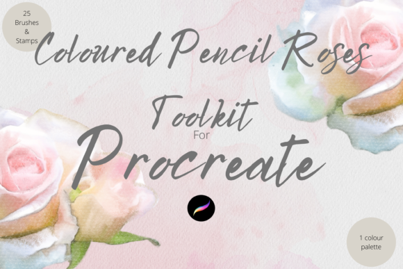 Mastering Digital Florals with Colour Pencil Roses for Procreate