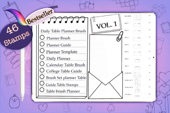 Mastering Digital Planning with the Stamp Guide Planner Bujo for Procreate