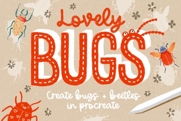 Streamlining Digital Illustration Workflows with Lovely Bugs for Procreate