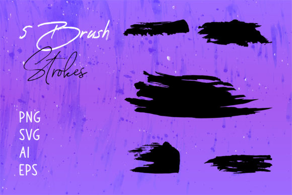 Unleashing Creative Potential with the Abstract Brush Strokes Set