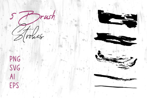 Unlock Raw Creativity with the Brush Stroke Collection with Grunge