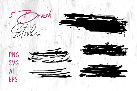 Unlocking Creative Potential with Abstract Hand Drawn Grunge Brush Strokes